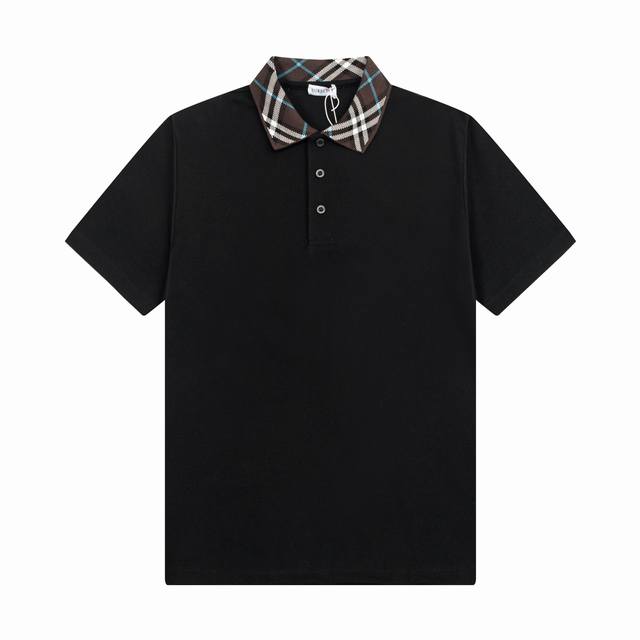 品牌：Burberry 巴宝莉 面料：纯棉丝光珠地 克重：230 颜色：黑色 洋蘇绿 肉豆蔻色 尺码：M-Xxl 原版定制1：1细节还原 三标Logo齐全 高端