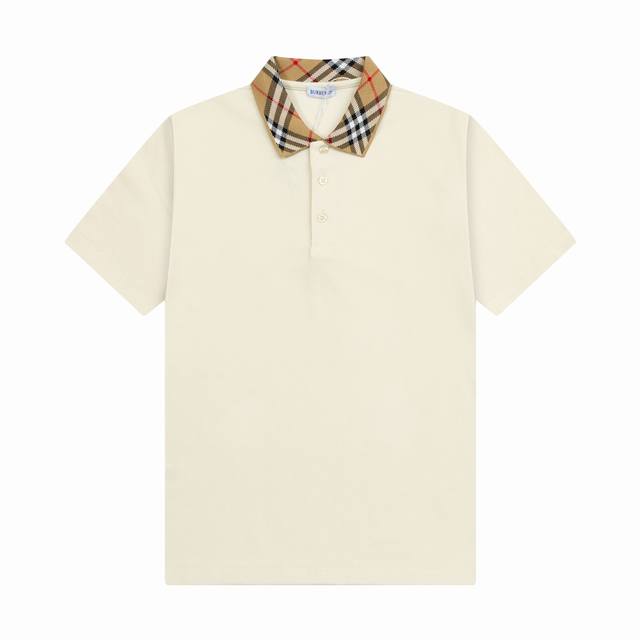 品牌：Burberry 巴宝莉 面料：纯棉丝光珠地 克重：230 颜色：黑色 洋蘇绿 肉豆蔻色 尺码：M-Xxl 原版定制1：1细节还原 三标Logo齐全 高端