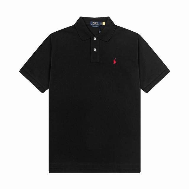 品牌：Ralph Lauren 面料：纯棉丝光珠地 克重：230 颜色：黑色 白色 灰色 藏青 尺码：M-Xxl 原版定制1：1细节还原 三标Logo齐全 高端