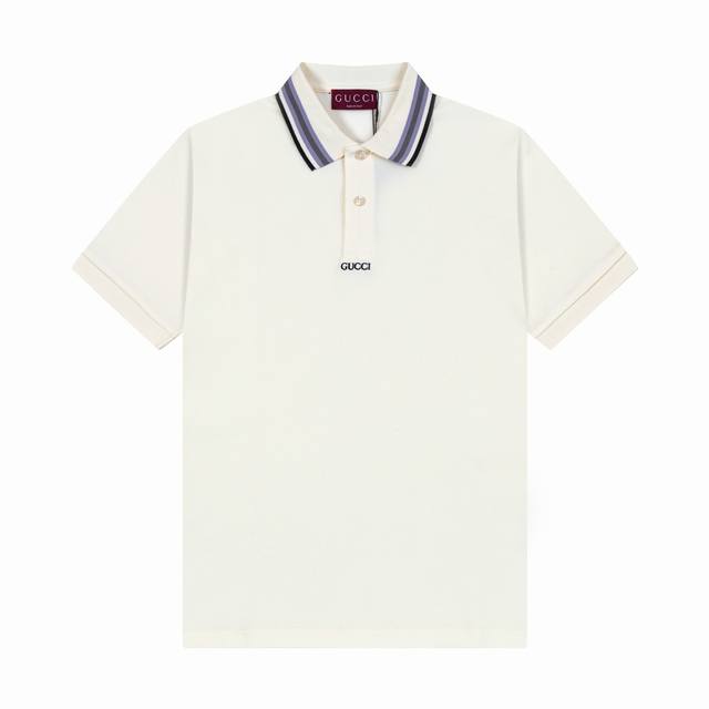 品牌：Gucci 克重：270 颜色：米色 蓝色 尺码：M-Xxl 珠地棉Polo衫 这款单品出自Gucci Lido系列，设计灵感源自意大利海岸的夏日风情和海