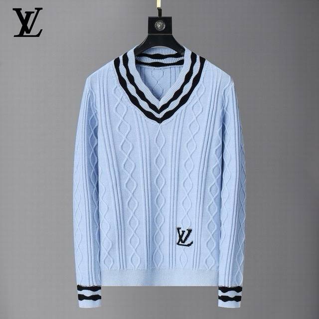 新款毛衣 款号：3123 主推 颜色：黑色、蓝色 码数：M～3Xl