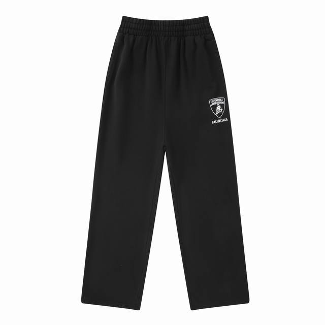 C018# 早春新品Loop Sports Icon刺绣Logo洗水做旧长裤卫裤运动裤 男女款 颜色 : 黑 码数 : 1 2 3 4