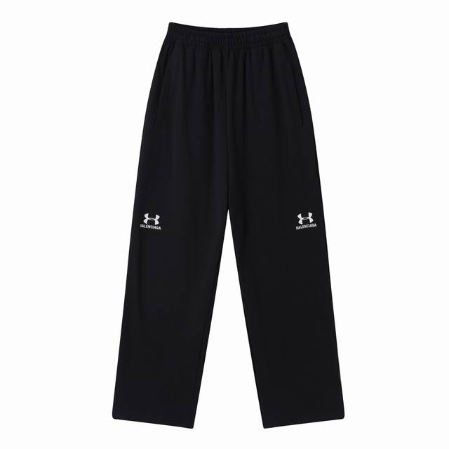 C012# 经典Logo刺绣运动裤休闲裤长裤阔腿裤 男女款 颜色 : 黑 白 码数 : S M L Xl
