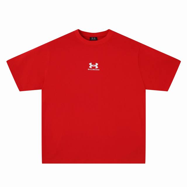 Cx14# 联名款经典Logo刺绣运动短袖T恤 男女款 颜色 : 黑 红 码数 : S M L Xl