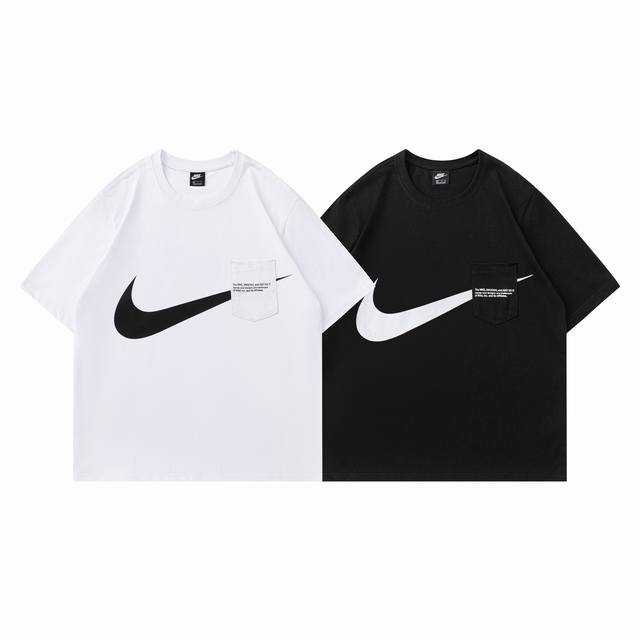 107#耐克T恤 黑 白 M-Xxl
