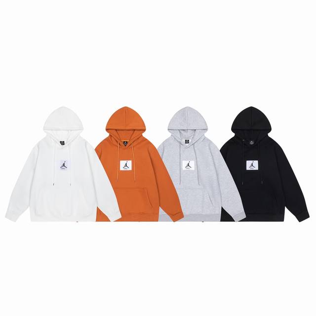 669#Aj飞人加绒卫衣 黑 白 棕 灰 M-Xxl