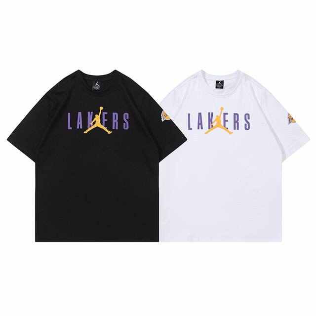 297#乔丹短袖 黑色 白色 M-Xxl