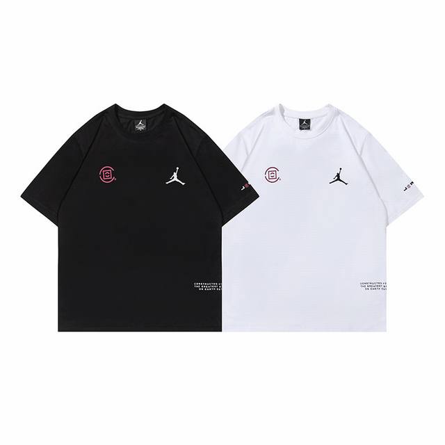 287#乔丹短袖 黑色 白色 M-Xxl