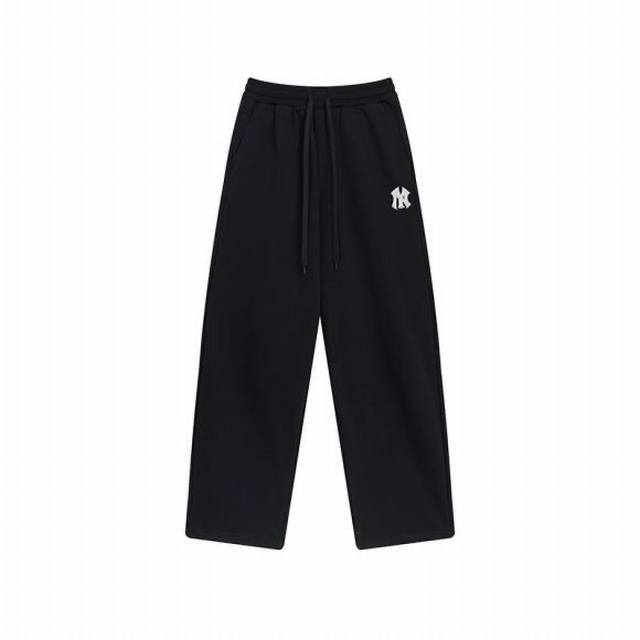 V828 Mlb官方 男女情侣虞书欣同款时尚休闲运动长裤23秋冬新款Ptb02 面料：380克纯棉羊毛圈 颜色：黑色 奶油色 灰色 码数：S 建议130斤以内