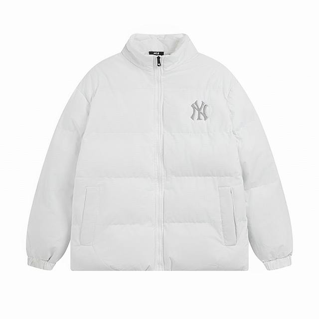 9915 Mlb官方 虞书欣同款男女短款保暖加厚时尚羽绒服24冬季新款Djb10 面料：羽绒外套 颜色：黑色 白色 码数： S 建议120斤以内 M 建议140