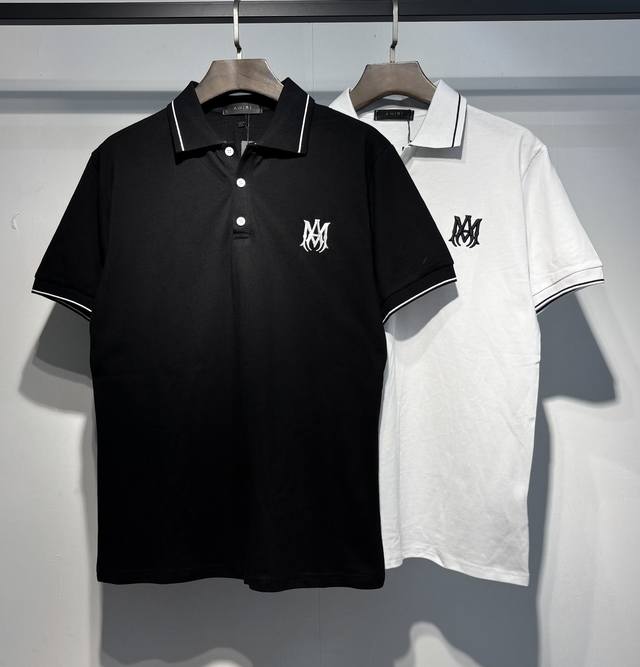 5128款 新品Amiri刺绣Polo反领衬衫S. M. L. Xl
