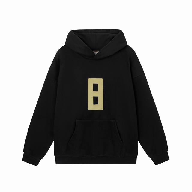 Fog-8829#植绒印花连帽卫衣 Fear Of God 潮牌高街宽松秋冬男女连帽卫衣 高品质！原版定制面料，原厂品质！ 做工细节做到极致，区别市场普通货！