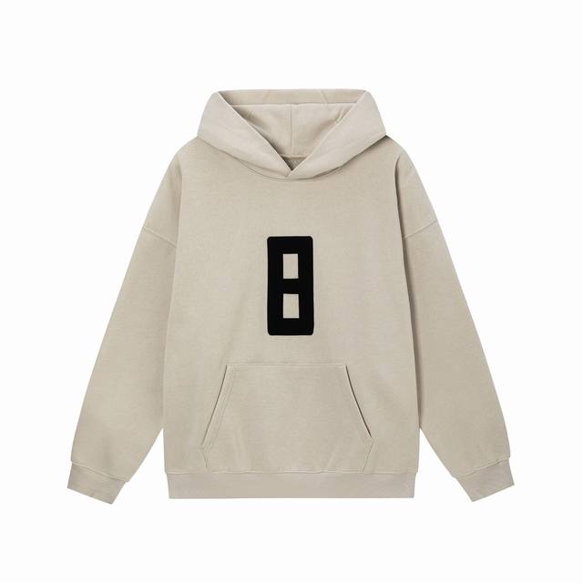 Fog-8829#植绒印花连帽卫衣 Fear Of God 潮牌高街宽松秋冬男女连帽卫衣 高品质！原版定制面料，原厂品质！ 做工细节做到极致，区别市场普通货！