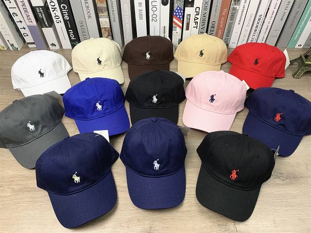 9717# #保罗Polo经典款刺绣棒球帽软顶鸭舌帽男女休闲帽子显脸小百搭# 可调节 颜色：藏青色白标 藏青色红标 红色 啡色 卡其色 粉色 黑色白标 杏色 白