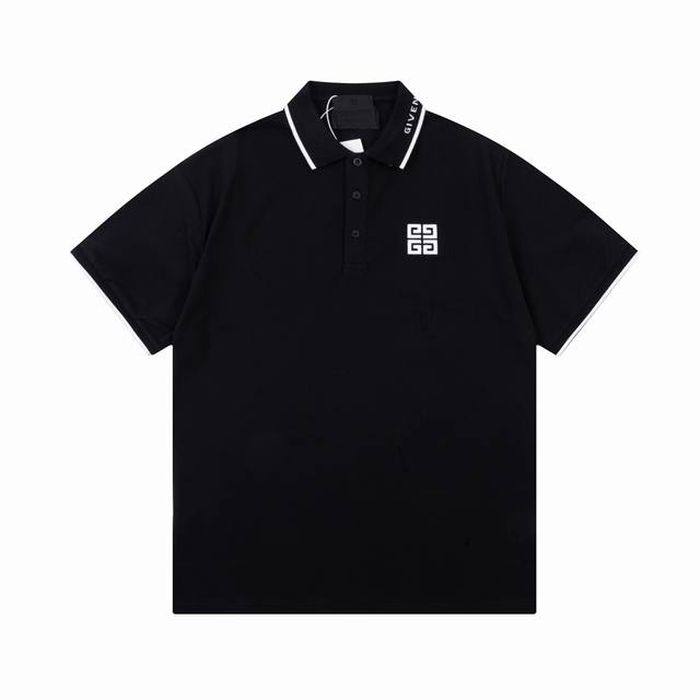 Givenchy 纪梵希 字母编织领Logo刺绣 拼色 拼接 Polo衫 升级，灵感源自八十年代复古 原版面料 官方同款 定制 同缸染面料 手感非常舒服 春夏最