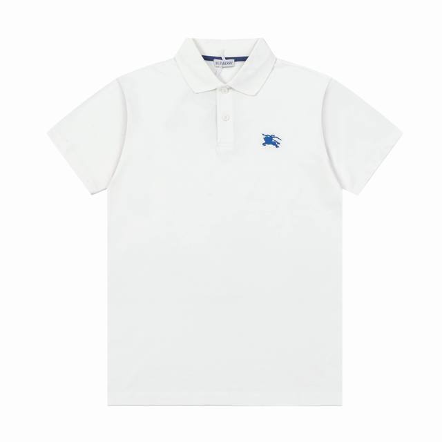 Bur春夏翻领Polo衫新款 经典战马彩色刺绣Logo标识，定制字母标识纽扣，细节到位，采用 100% 棉质珠地布制成，手感舒适，配备用扣，三标齐全 颜色：黑色