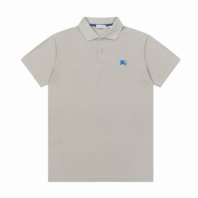 Bur春夏翻领Polo衫新款 经典战马彩色刺绣Logo标识，定制字母标识纽扣，细节到位，采用 100% 棉质珠地布制成，手感舒适，配备用扣，三标齐全 颜色：黑色