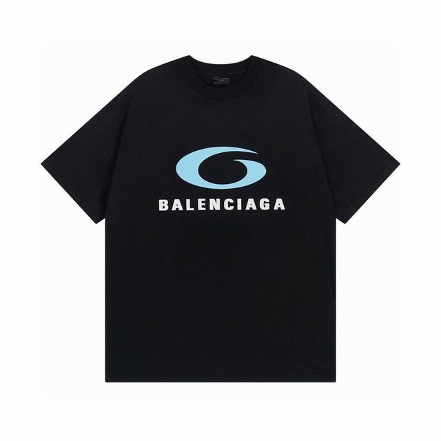 引流款 [直喷工艺非热印]Balenciaga巴黎世家2025 Ss Loopsports Icon印花短袖T恤√本市场 No.1的质量 真正天花板品质全部原版