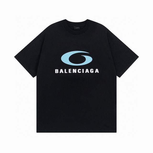 Balenciaga 巴黎世家2025 Ss Loop Sports Icon印花短袖T恤本市场No.1的质量 真正天花板品质全部原版开发注意细节图 避免被盗图