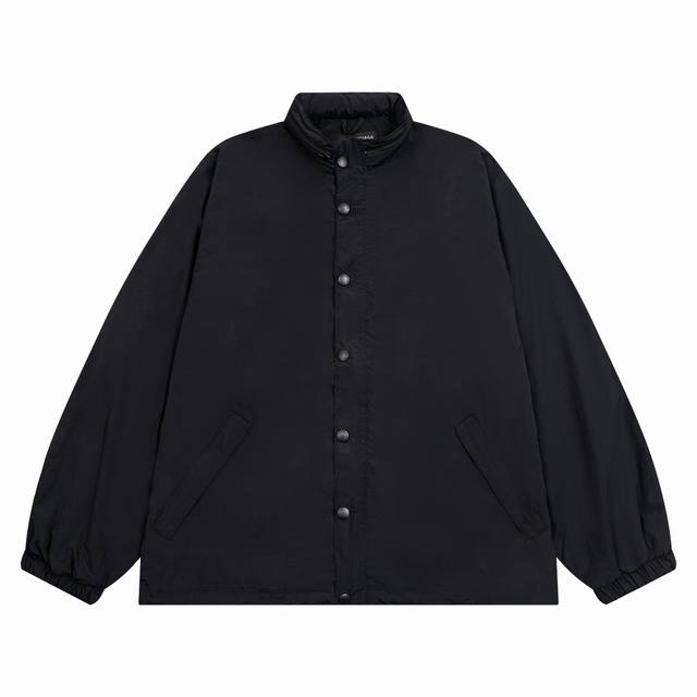K377# Balenciaga 巴黎世家 Blcg 24Fw 走秀款 模糊可乐海浪印花防水冲锋衣 正确版本面料采用塔丝隆冲锋衣面料原版一致 加三防涂层工艺 防