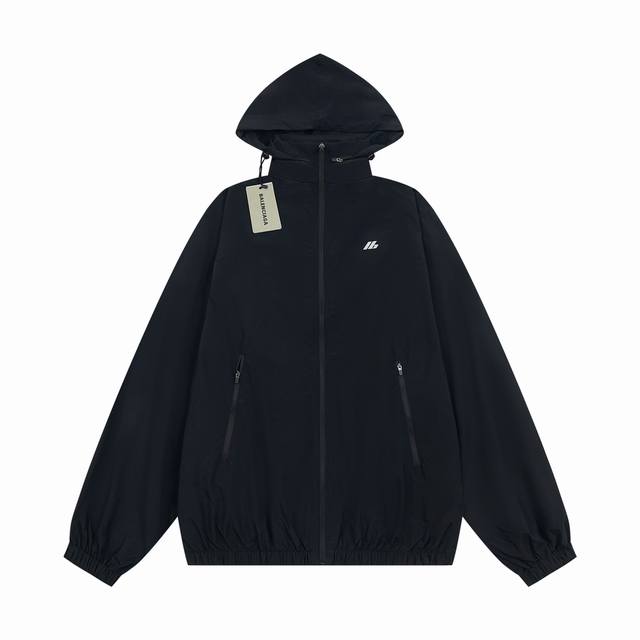 K362# Balenciaga 巴黎世家 Blcg 24Ss 镭射Ib反光Logo防水冲锋衣夹克外套男女同款 正确版本定制原版采购 原版版型设计 采用T800