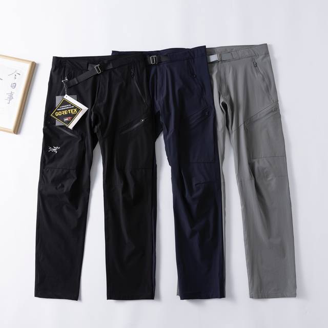 供 Arcteryx始祖鸟 Gamma Quick Dry Pant纯色直筒休闲裤 男款 速干款采用客供高密度登山布面料！ 裤脚可调节抽绳 腰带两用全能 一穿便