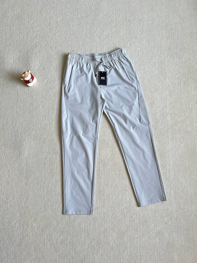 供 报单款号04213。掌柜自留，春夏薄款，防晒透气！Helly Hansen Hh 海丽汉森 25夏男款日常运动防晒清爽凉感速干休闲长裤。客供高品质针织速干面