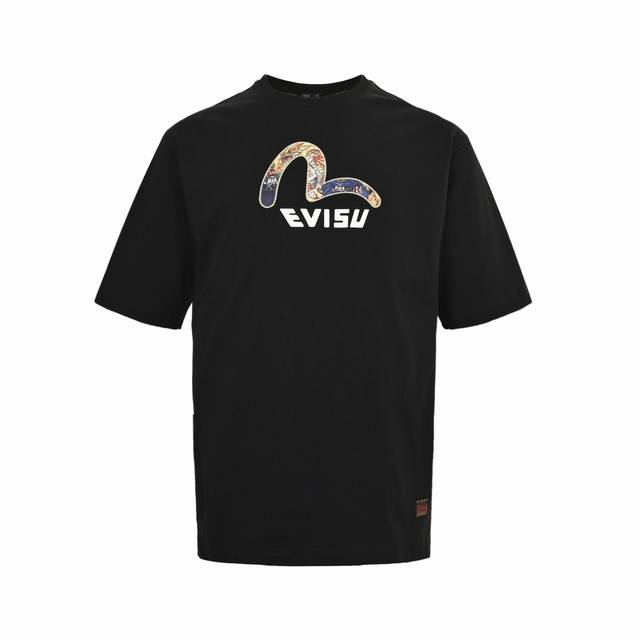 Evisu 福神 25Ss 海鸥织锦刺绣短袖Size:S-Xxl