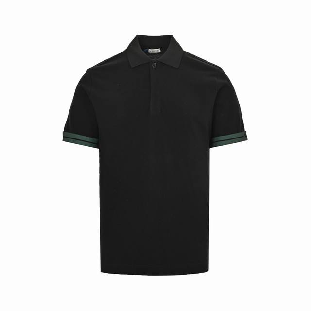 Burberry 巴宝莉 24Ss 翻折绣口战马印花Polo短袖原版5600购入，原版订织定染310G 蜂窝珠地布料，门禁处垫薄海绵，绣花线走两道，还原原版品质