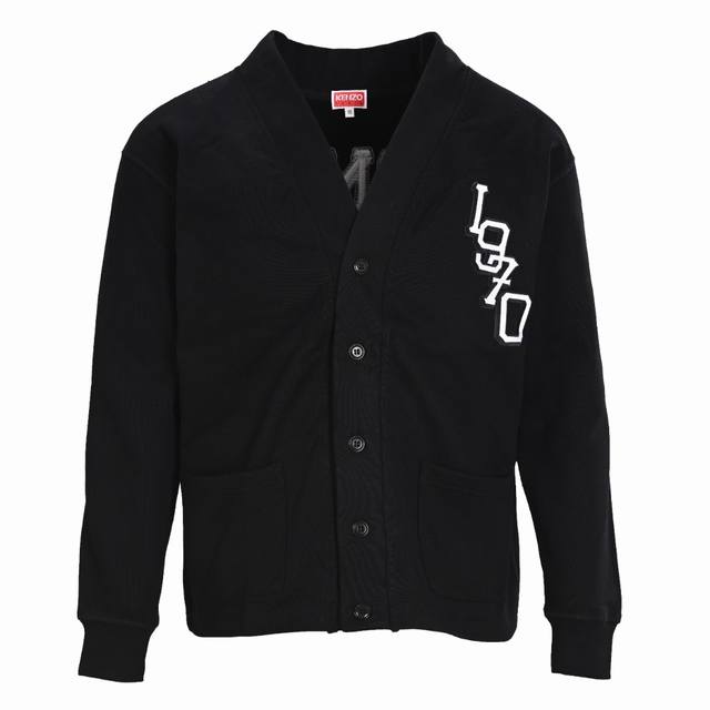 Kenzo高田贤三Kz 后背虎头刺绣开衫卫衣原版3699购入，采用480G高密全棉轻抓绒布料，水洗过预缩。前后幅进口田岛机刺绣，前幅 00针，后幅为31W针，一