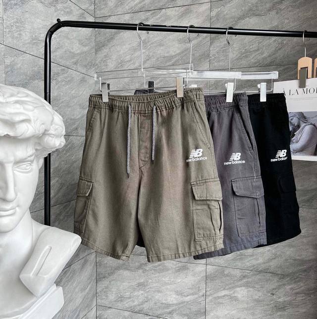 New Balance新百伦夏季新款功能大口袋工装短裤清凉来袭三色齐发版型超正的五分裤，穿上超有型具有标志性独特的口袋设计 既时尚又不失功能性 实用足 三彩缤纷