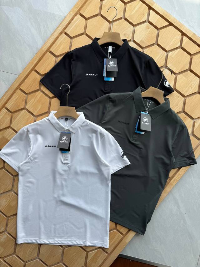 Mammut 猛犸象高端速干Polo，解锁夏日穿搭新体验夏日高温步步紧逼，还在为闷热黏腻而烦恼？猛犸象高端冰丝Polo衫，给你带来前所未有的清凉体验！这款Pol