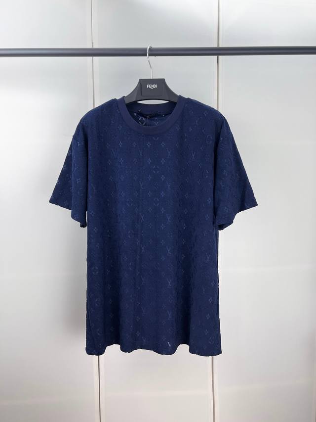 1V路易老花毛巾短袖S M L Xl