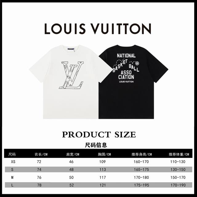 Louis Vuitton 路易威登2025 Ss Lv Nba联名篮球战术标语短袖T恤本市场No.1的质量 真正天花板品质全部原版开发注意细节图 避免被盗图商