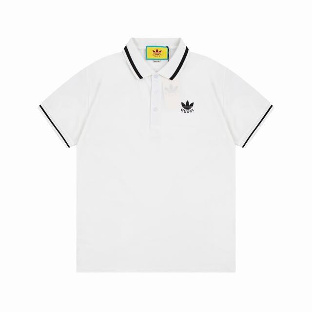 Gucci 古驰 联名小 Logo刺绣 拼色 拼接 Polo衫升级，灵感源自八十年代复古原版面料 官方同款 定制 同缸染面料 手感非常舒服 春夏最新砖柜同步 时