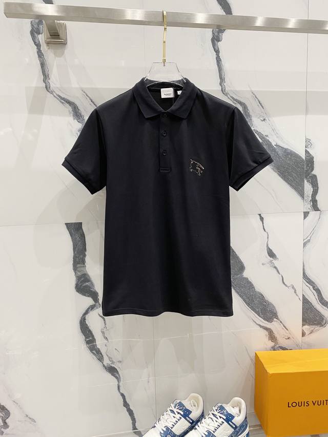 Burberry 巴宝莉 翻领Polo衫经典简约格纹镂空战马Logo小标官方同步 商务首选时尚个性 百搭潮流纯原品质 原版面料吊牌 领标 水洗麦 三标齐全颜色: