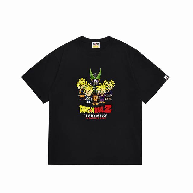 Sc1026# 顶级版本 Bape 采用260克优质高织纯棉面料 双纱精梳 质感柔软不起球 进口环保印花胶浆 图案鲜明立体 品质男女同款 上身即是潮人颜色：黑色
