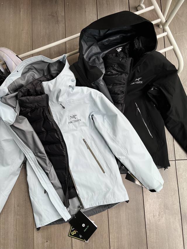 今年鸟家王炸款三合一冲锋衣羽绒服了来了！一衣三穿！Arc‘Teryx Beta Lt Gore-Tex Jacket Down