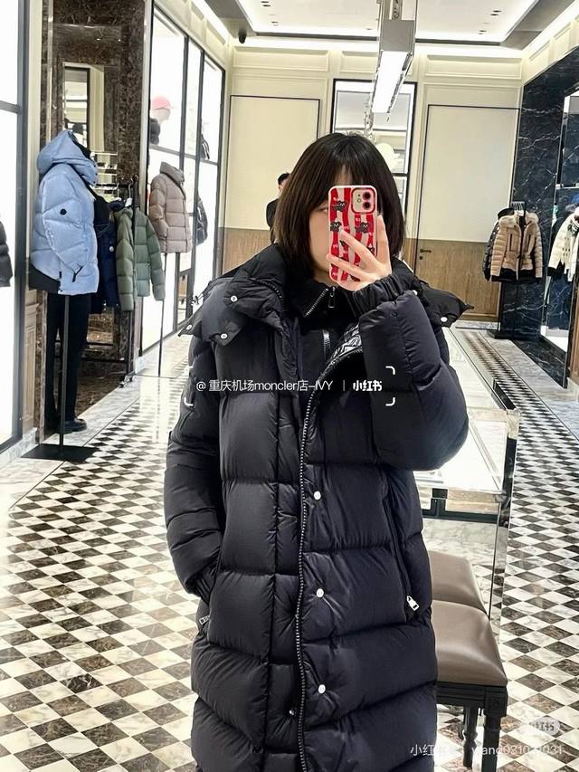 特价 3码 不退换特级王炸Moncler 秋冬新品 Hanoverian长款男士羽绒服夹克外套 特级95欧规鹅颈绒填充 条码款号对应官网一致 吊牌内置电感防伪
