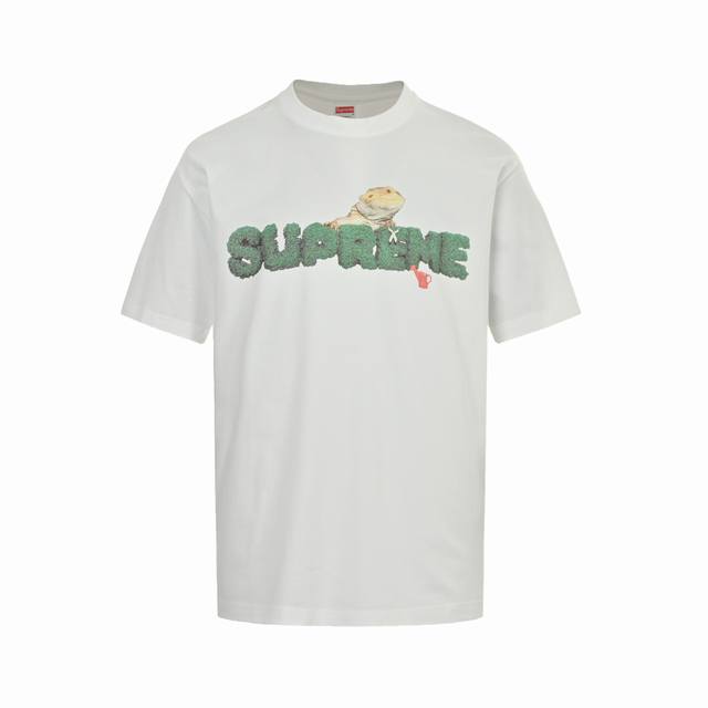 Supreme Week 18 Lizard Tee 蜥蜴图案Logo圆领短袖Size:S-Xl
