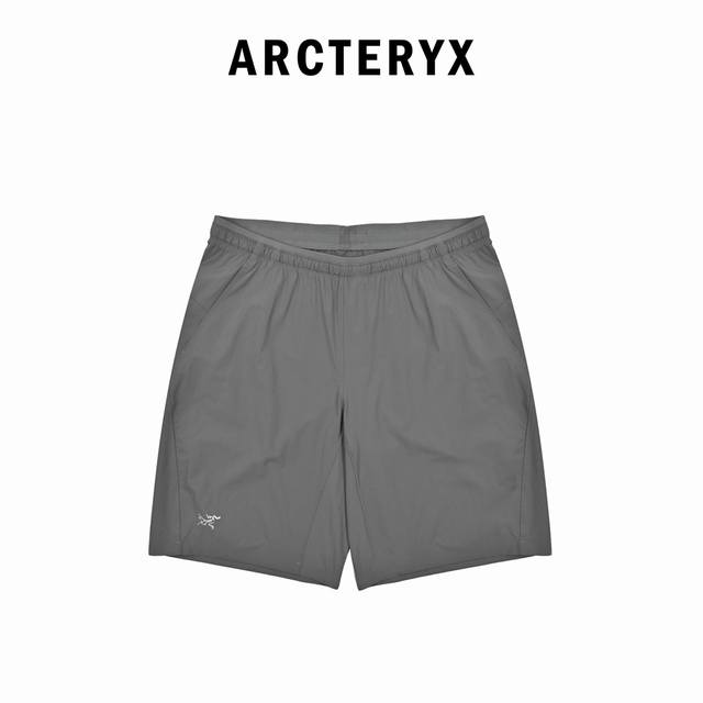 Arcteryx始祖鸟 Aptin Short 轻便耐磨纯色运动休闲短裤 面料材质：采用Fortius Dw1.0双面平织面料，由锦纶87%、氨纶13%构成，具