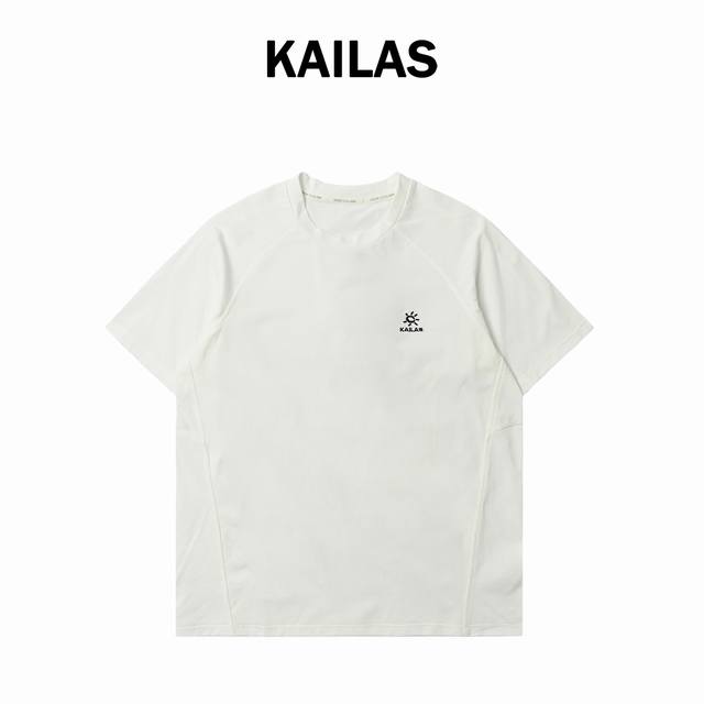 Kailas 凯乐石 刺绣Logo圆领短袖功能T恤排汗速干抑菌防臭户外徒步上衣25Ss全新款运动T恤！这块款运动T恤必须拥有姓名！日本东丽Aaa级抗菌面料，能有
