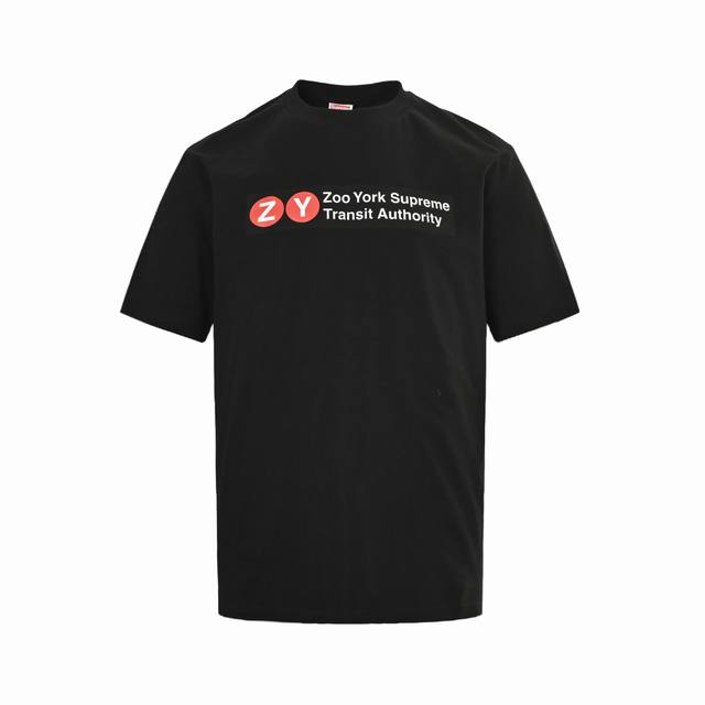 Supreme & Zoo York联名 25Ss Zy字母印花短袖Zoo York 1993年创立 与Supreme 1994年诞生 作为纽约街头文化先驱 保