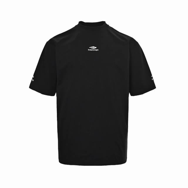Balenciaga 巴黎世家 滑雪系列3M刺绣短袖订染260克纯棉面料 刺绣采用进口百灵达出品 定制领标洗水唛 宽松版型 Size:S-Xl