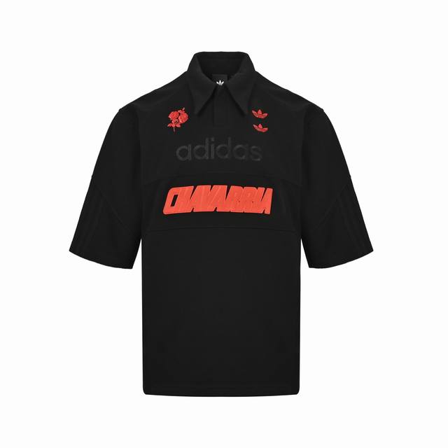 Adidas & Willy Chacarria 联名刺绣Polo短袖Adidas Originals X Willy Chavarria 联名款 Ss25 短