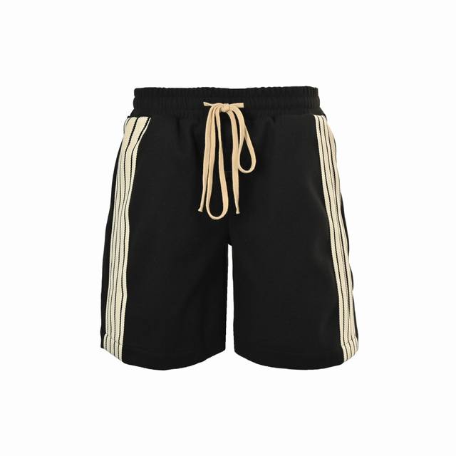 Fear Of God Fog侧边织带短裤Fear Of God 第八季系列 Boiled Wool Striped Relaxed Short 条纹舒适系带宽