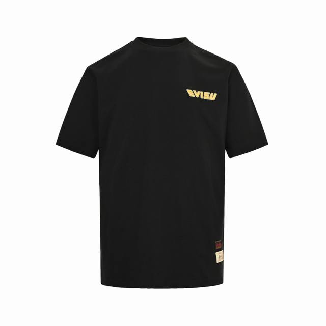 Evisu 福神 25Ss 后背佛头皮标短袖顶板原标潮牌Ev福神新比心佛头字母印花休闲短袖T恤半袖上衣 粉色 黑色 Size:S-Xxl