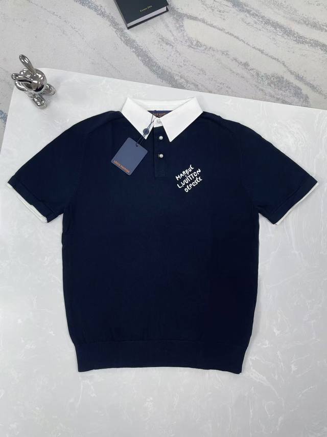 高版本 Louis Vuitton-路易威登-25Ss珍珠扣毛织Polo短袖Size:Xs-L