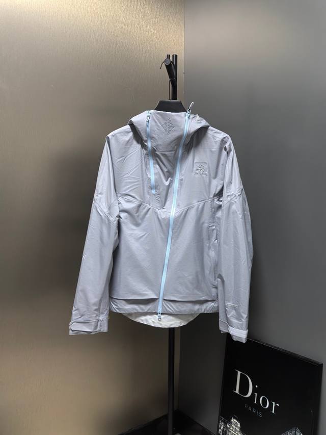 1:1原版定制 两穿，防晒衣，秋天外套 男女情侣款 Kailas 凯乐石25春季最新款 索松 机能 户外压胶连帽冲锋衣登山透气防风防水两穿冲锋衣1凯乐石索松全新