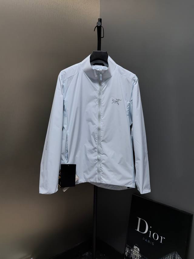 原版定制1:1 薄款立领小夹克。 Arc'teryx 始祖鸟专柜同Solano Jacket款高品质春款极品户外运动轻量化立领防风软壳男女夹克外套上衣1高品质